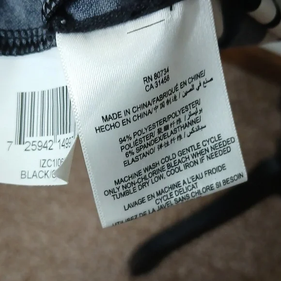 BCBG Maxazria black & white abstract midi dress size Small - Picture 11 of 15